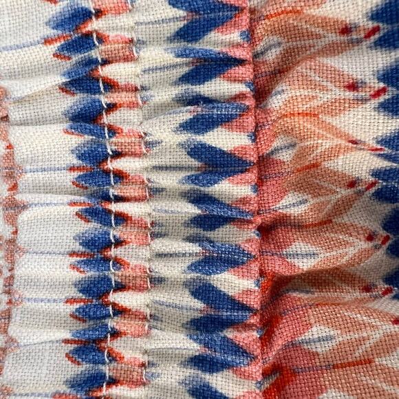 J. Crew Women's Shorts Size 10 Linen Blend Geometric Print Preppy - Picture 11 of 11